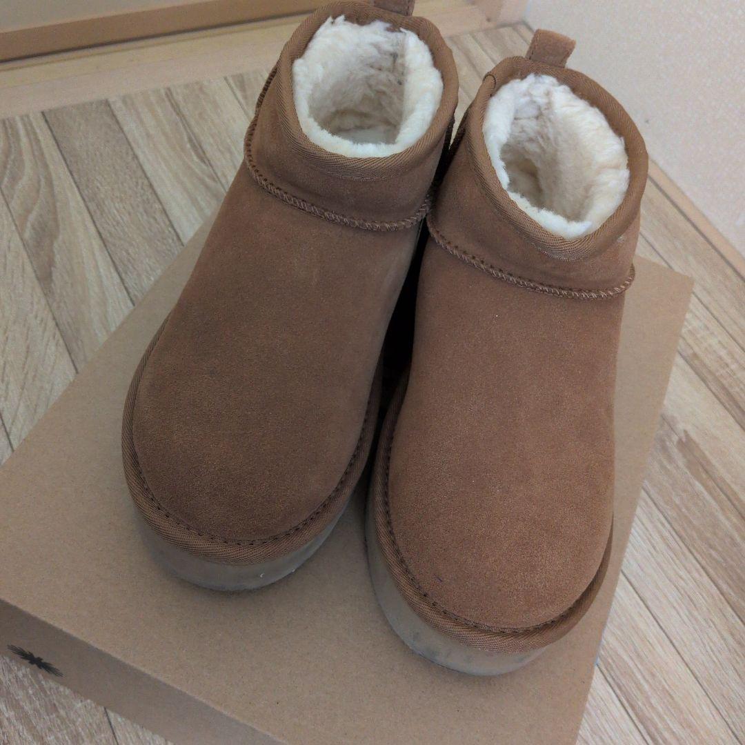 UGG Ultra Mini Platform チェスナット 23.5
