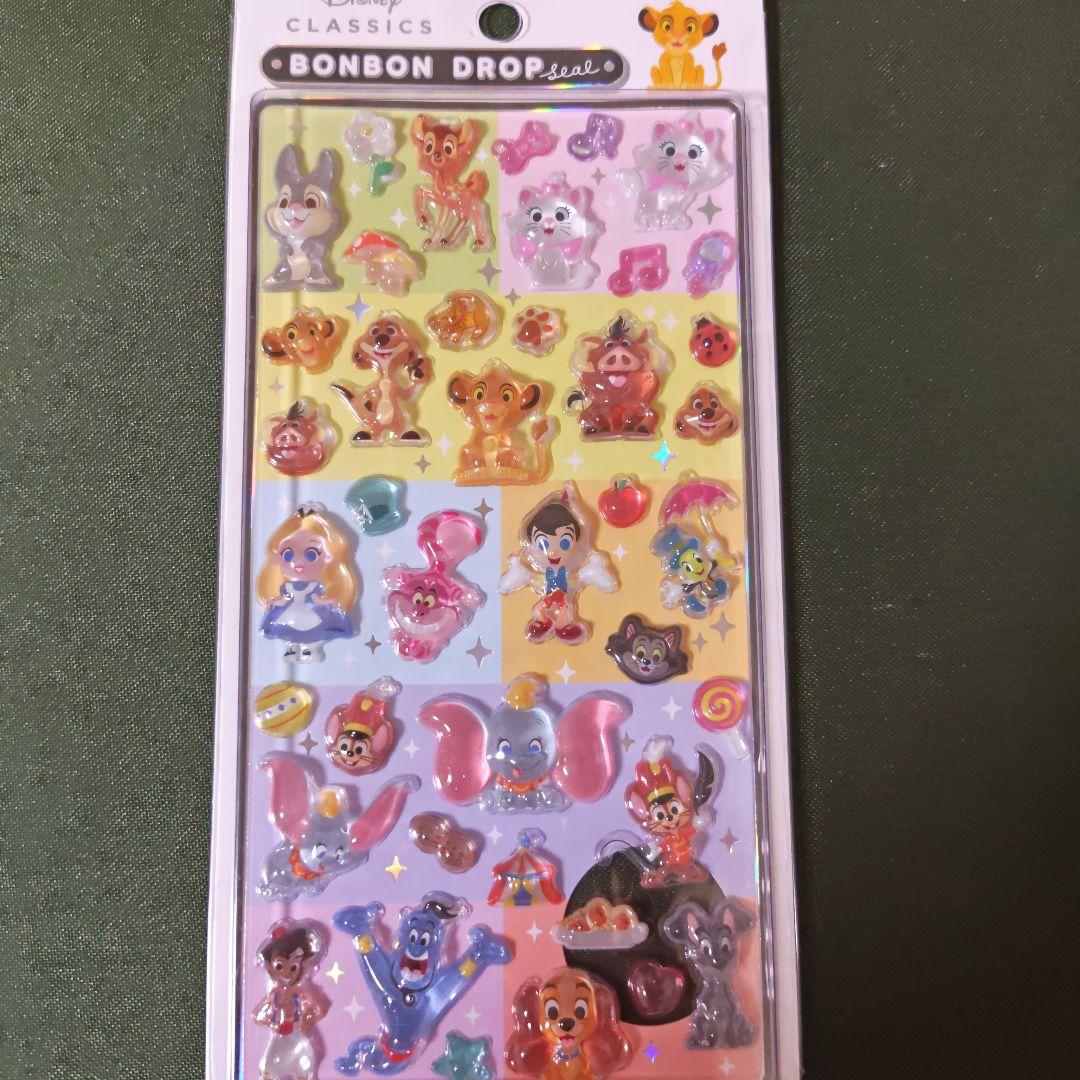 ボンボンドロップシール 正規品 ディズニー 8種セット ズートピア クラシック他