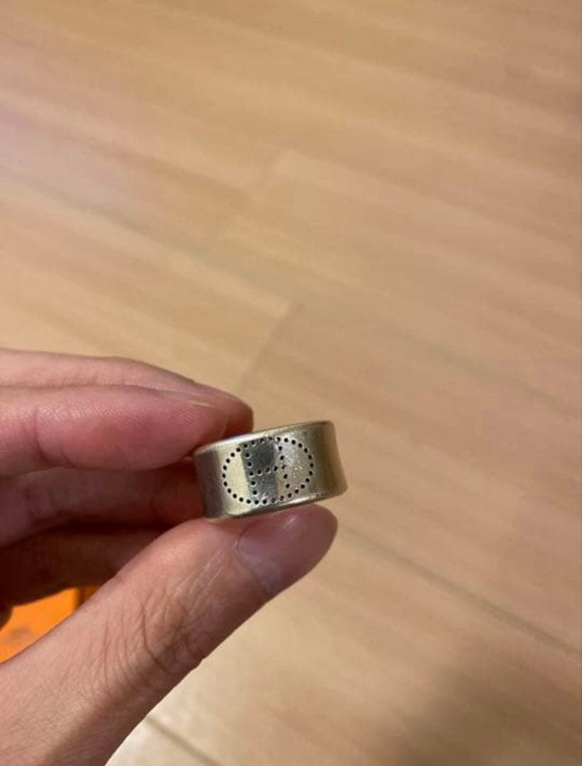 エルメスリングエヴリンエクリプスリュバンSVスターリングサイズ15号