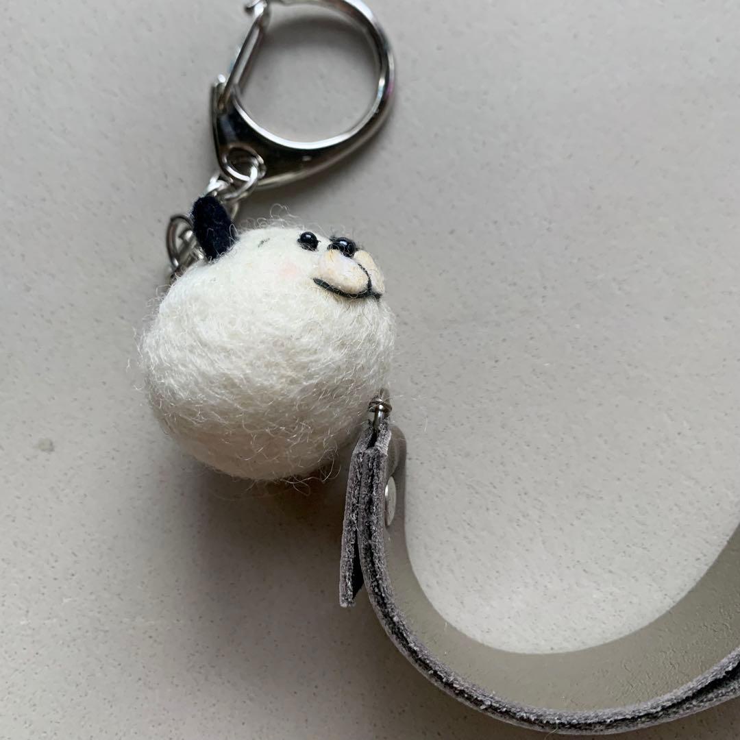 希少！20471120！パンダひょーま君フェルト？キーホルダー