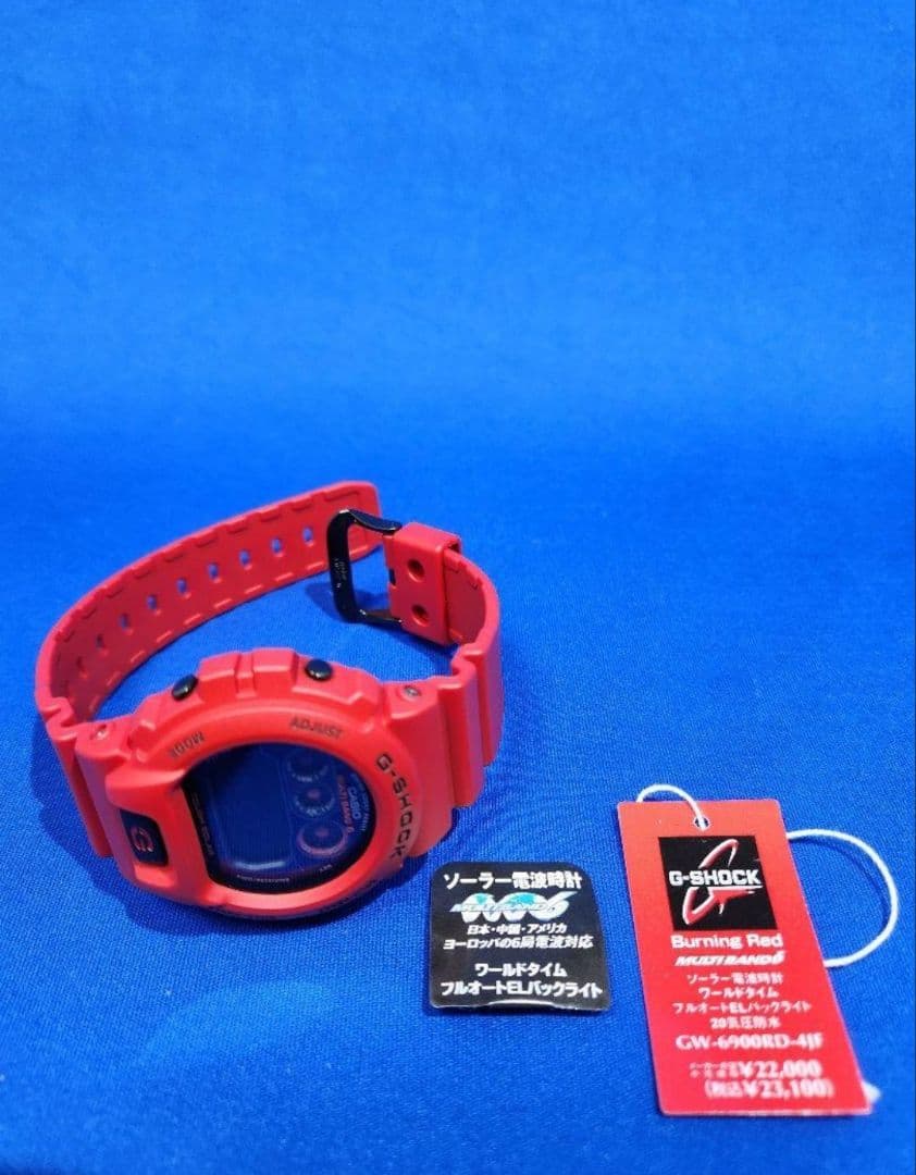 ⭐激レア⭐G-SHOCK GW-6900RD バーニングレッド 電波ソーラー