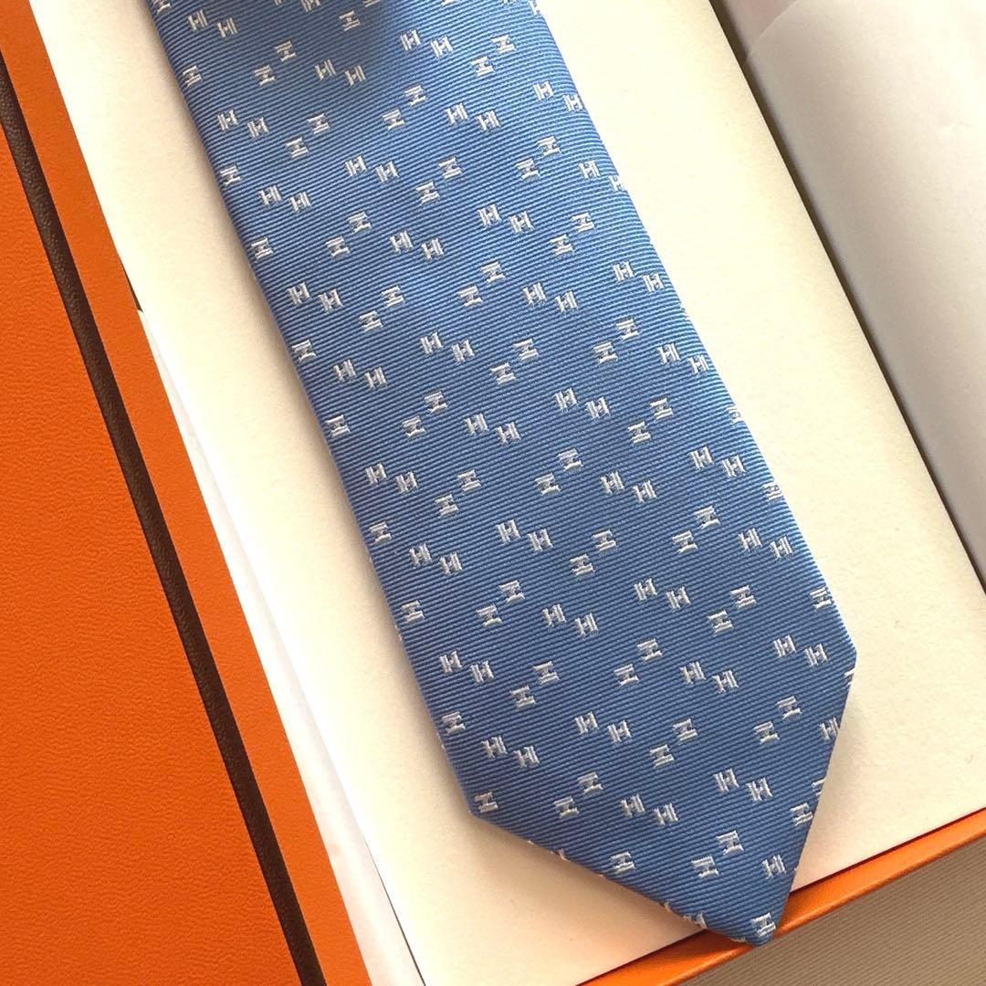 エルメス ネクタイ《デジタルH》新品 未使用