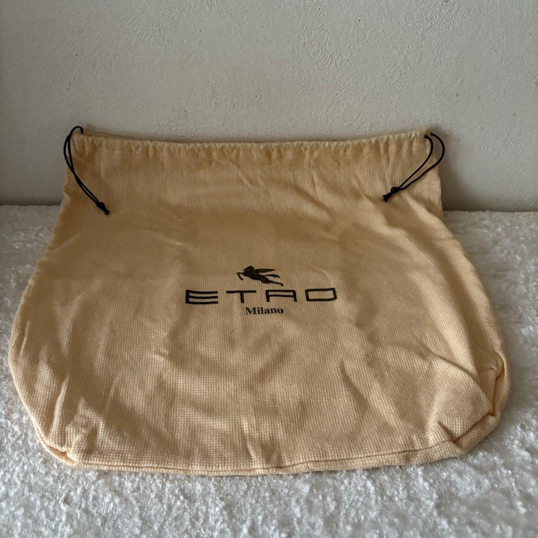 【お値下げ！専用箱&袋付】エトロ/ETROミニボストンバッグ ペイズリー 南京錠