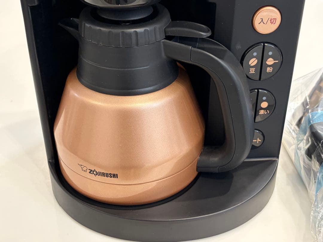 極美品 象印 全自動コーヒーメーカー EC-RS40 珈琲通 試用のみ1回