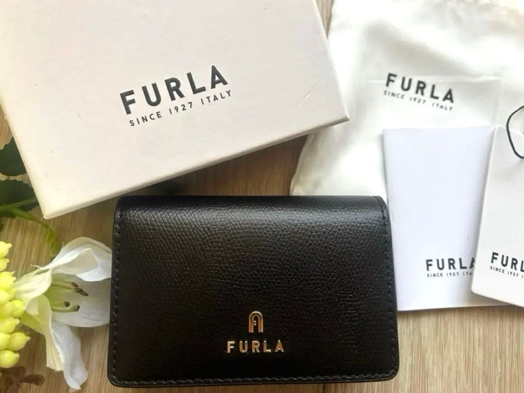 【新品未使用】FURLA フルラカードケース 名刺入れ ブラック