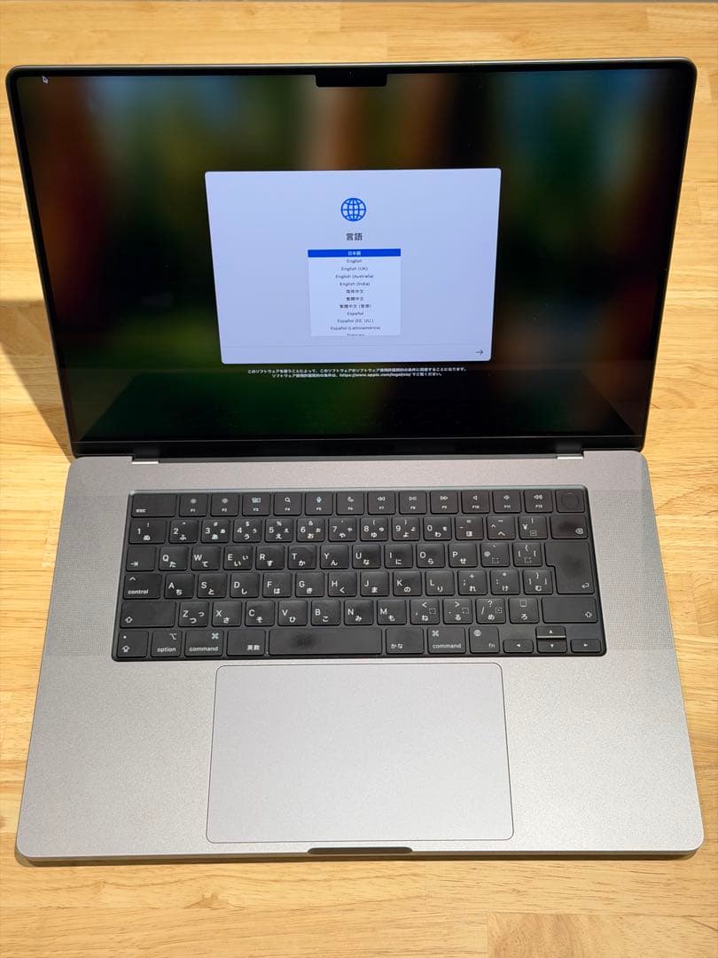 2023 MacBook Pro 16インチ M2 Pro 512GB