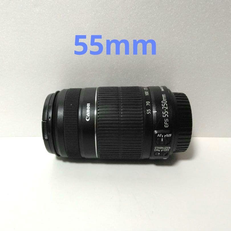キヤノンの望遠ズームレンズ「EF-S55-250mm F4-5.6 IS II」
