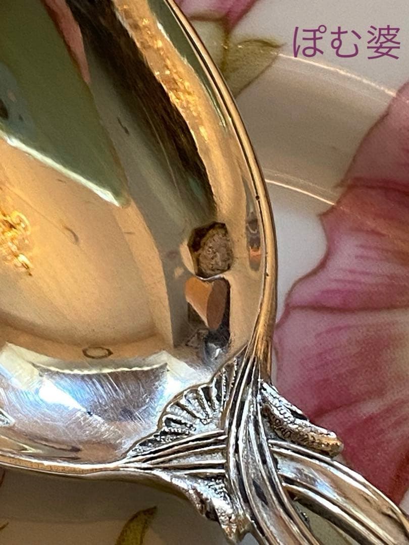 【ピュイフォルカ】 純銀 スプーン １本「パヴェの煌めき／ロワイヤル」