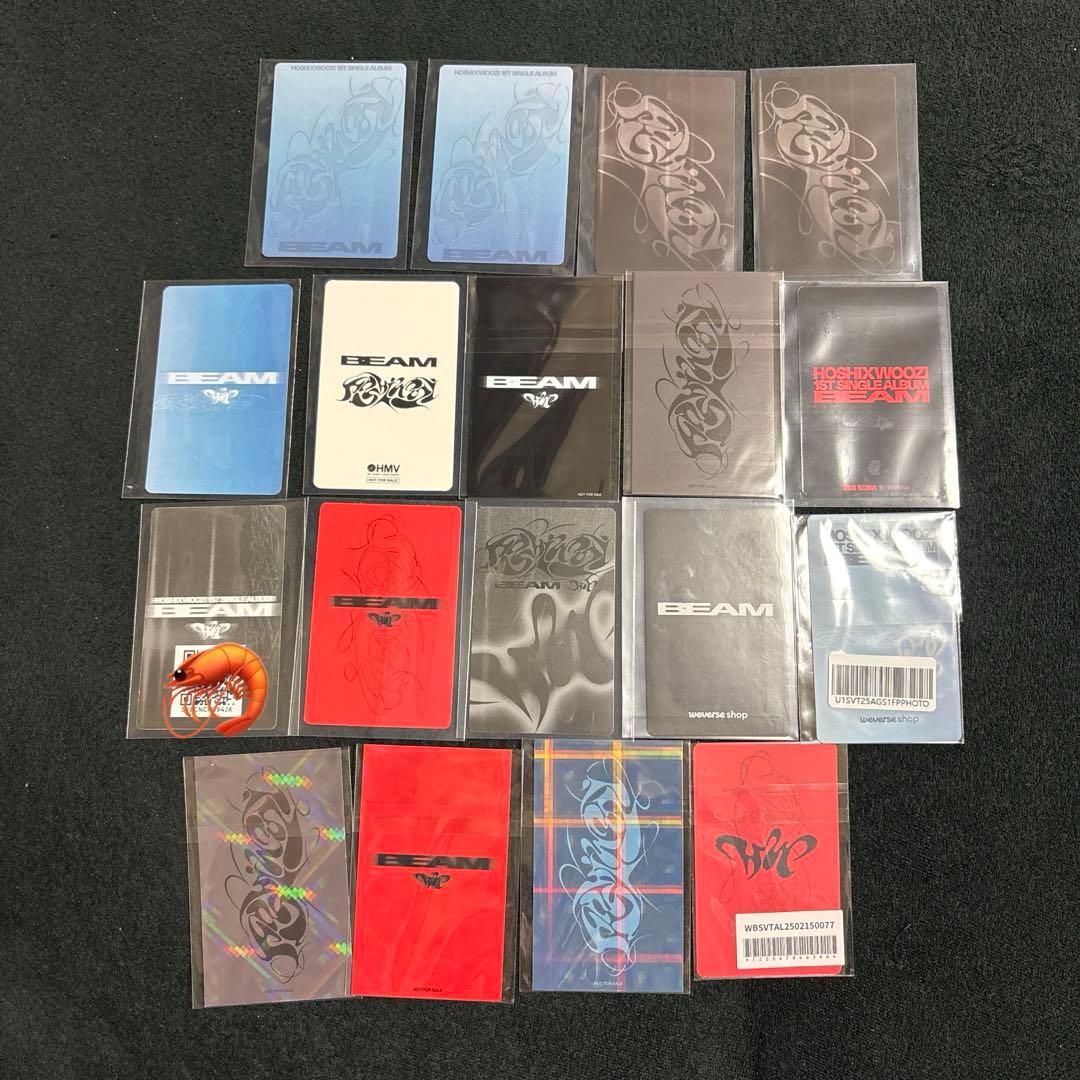 SEVENTEEN ホシウジ　beam トレカ　weverse ラキドロ　ウジ