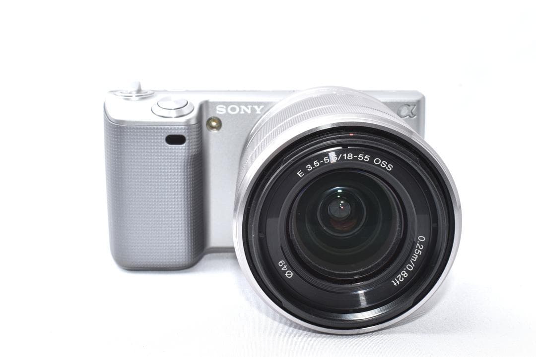 【元箱付き】SONY NEX-5 ミラーレスカメラ シルバー E 18-55mm