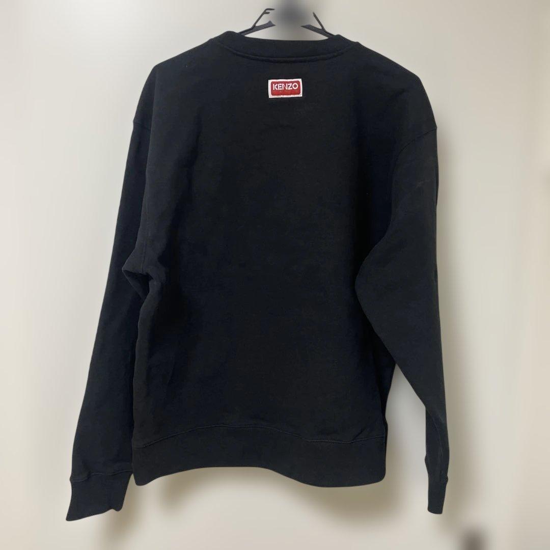 KENZO ケンゾー 花柄ロゴ スウェット トレーナー 黒