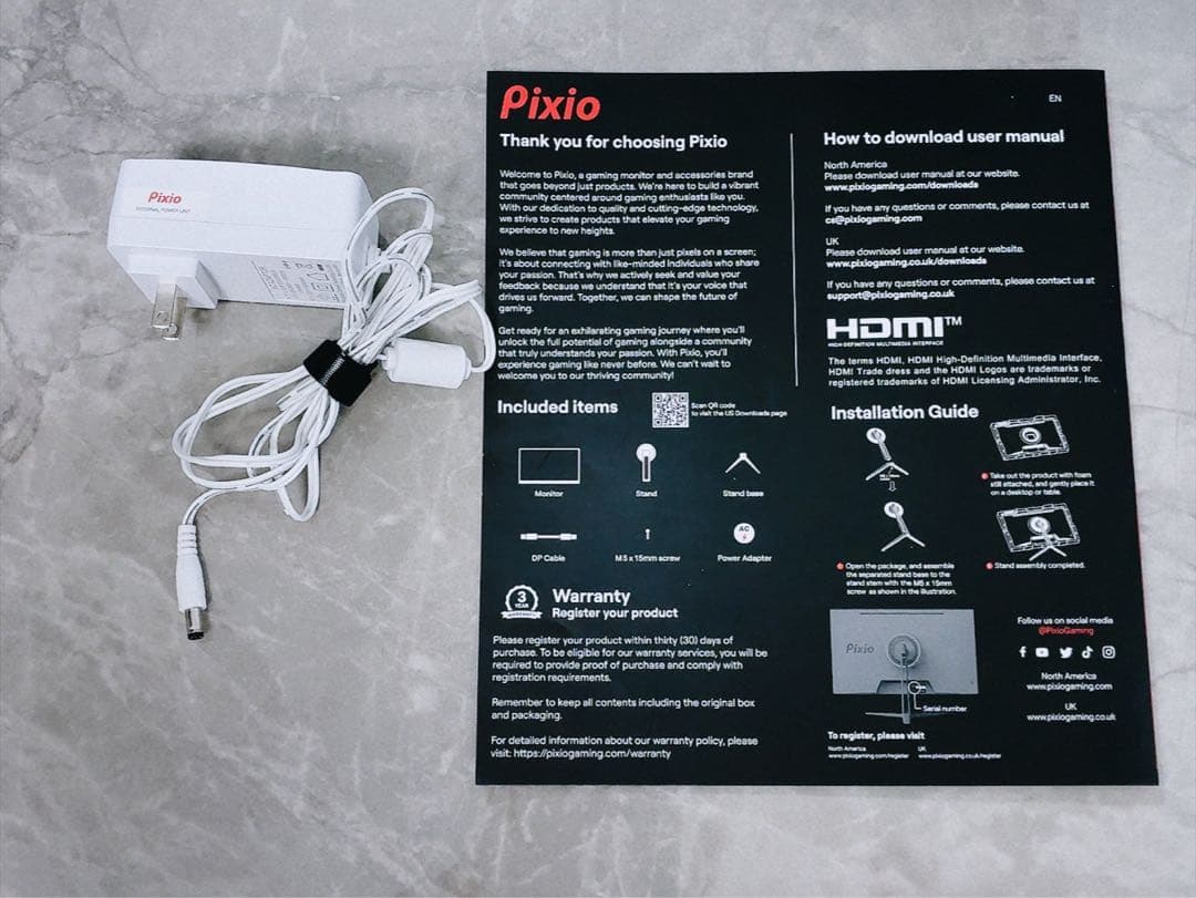 Pixio モニター ＋ モニターアーム セット（PX248 / PSW1S）