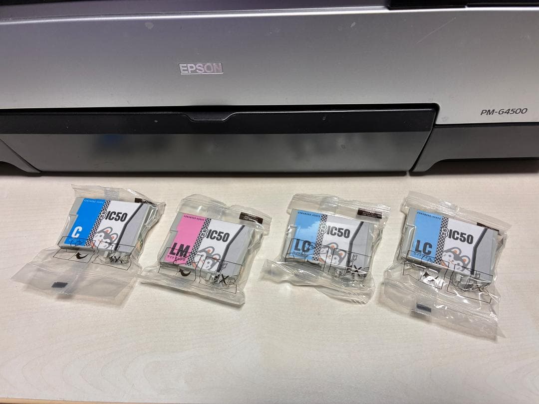 【ジャンク】　エプソンPM-G4500 インクジェットプリンター本体と純正インク