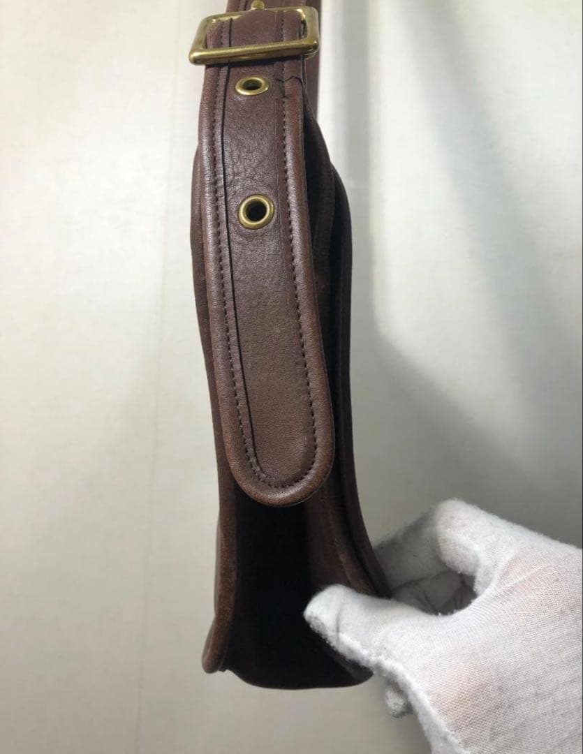 OLD COACH レザー ショルダー バッグ オールドコーチ