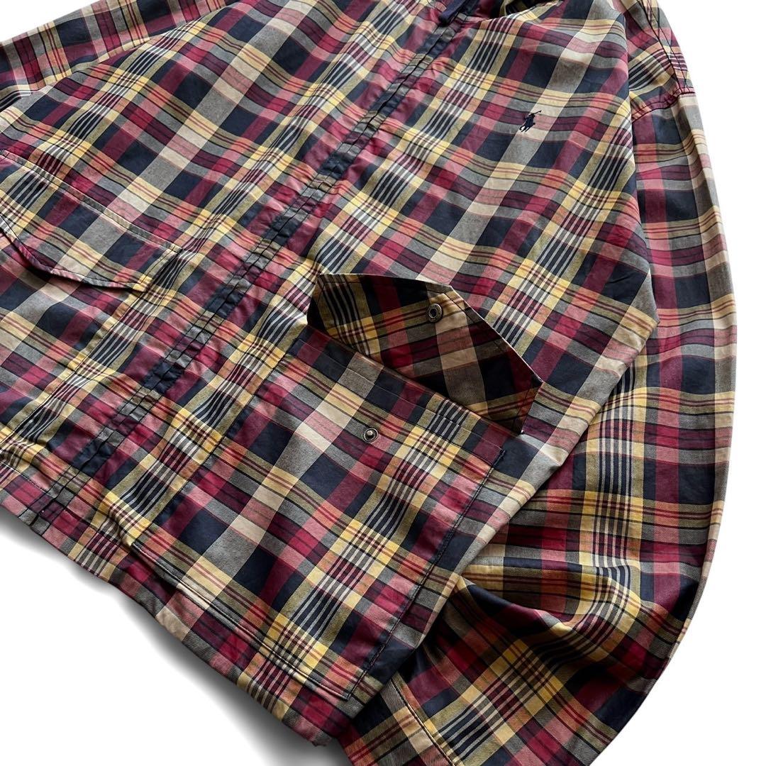 【美品90s】POLO by RALPH LAURENマドラスチェックジャケット