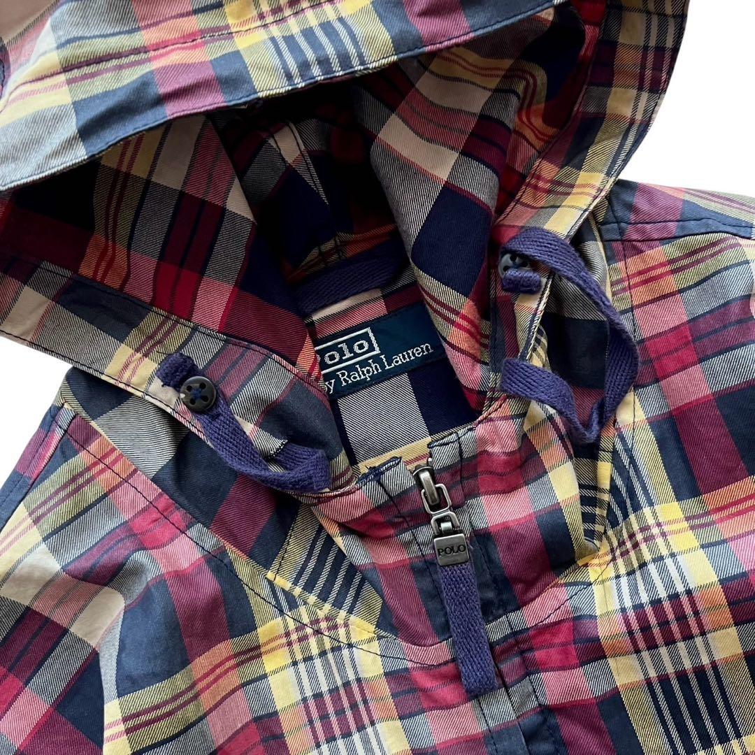 【美品90s】POLO by RALPH LAURENマドラスチェックジャケット