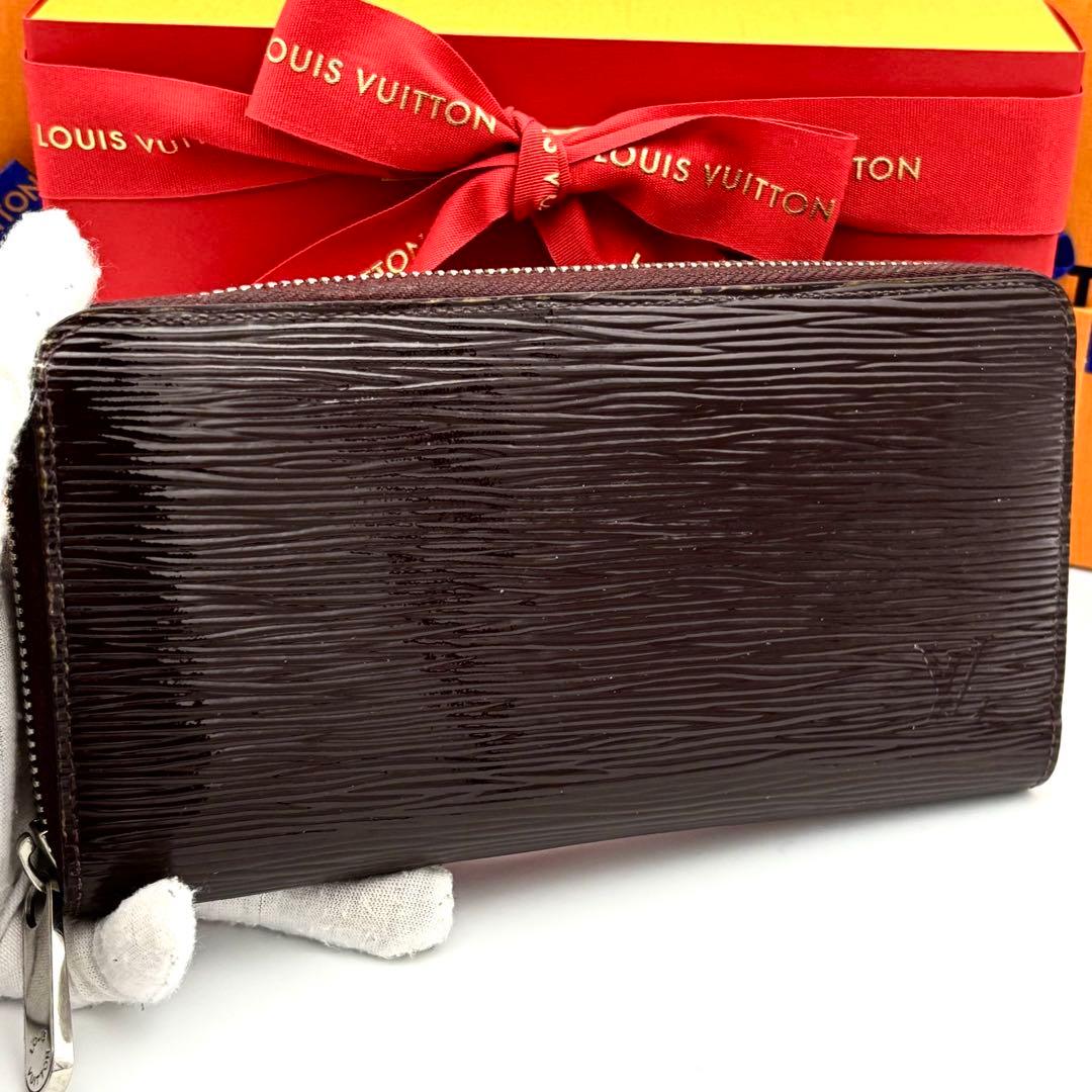 ☆美品☆ルイヴィトン エピ プルンニュエレクトリック ジッピーウォレット 長財布