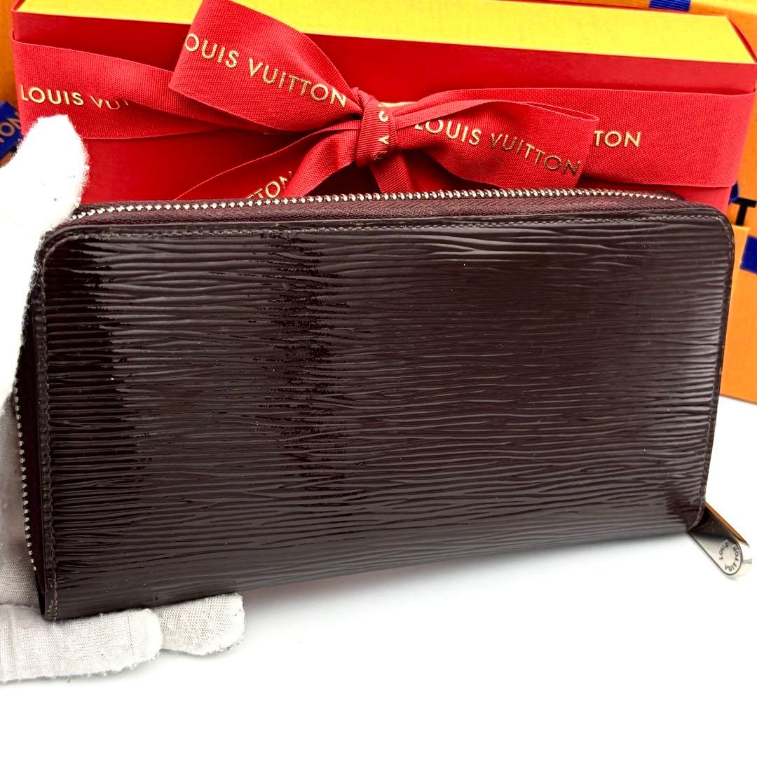 ☆美品☆ルイヴィトン エピ プルンニュエレクトリック ジッピーウォレット 長財布