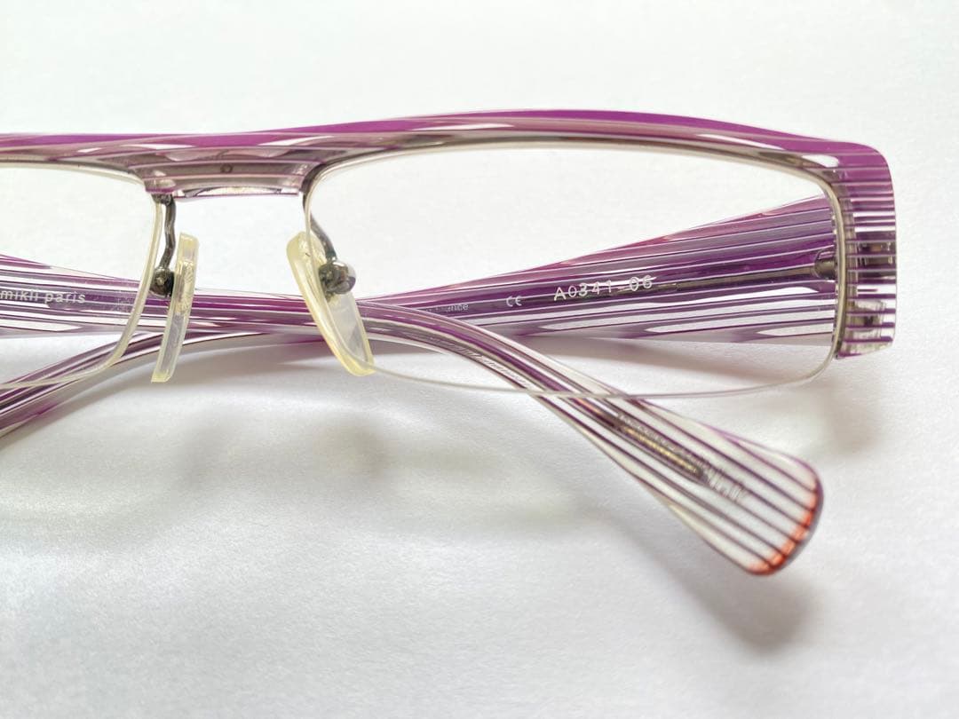 【入手困難】アランミクリ　alain mikli  パープルブラインドフレーム