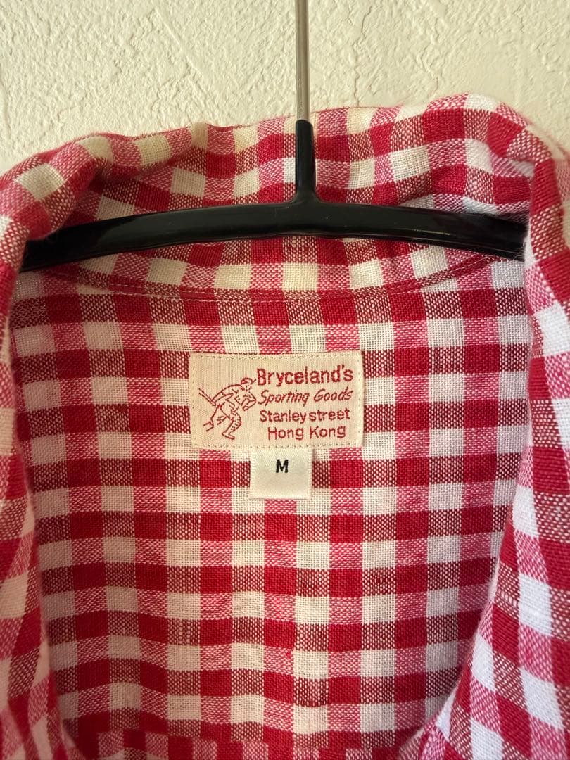 Bryceland’s ブライスランズ　スポーツシャツ(開襟シャツ)リネン