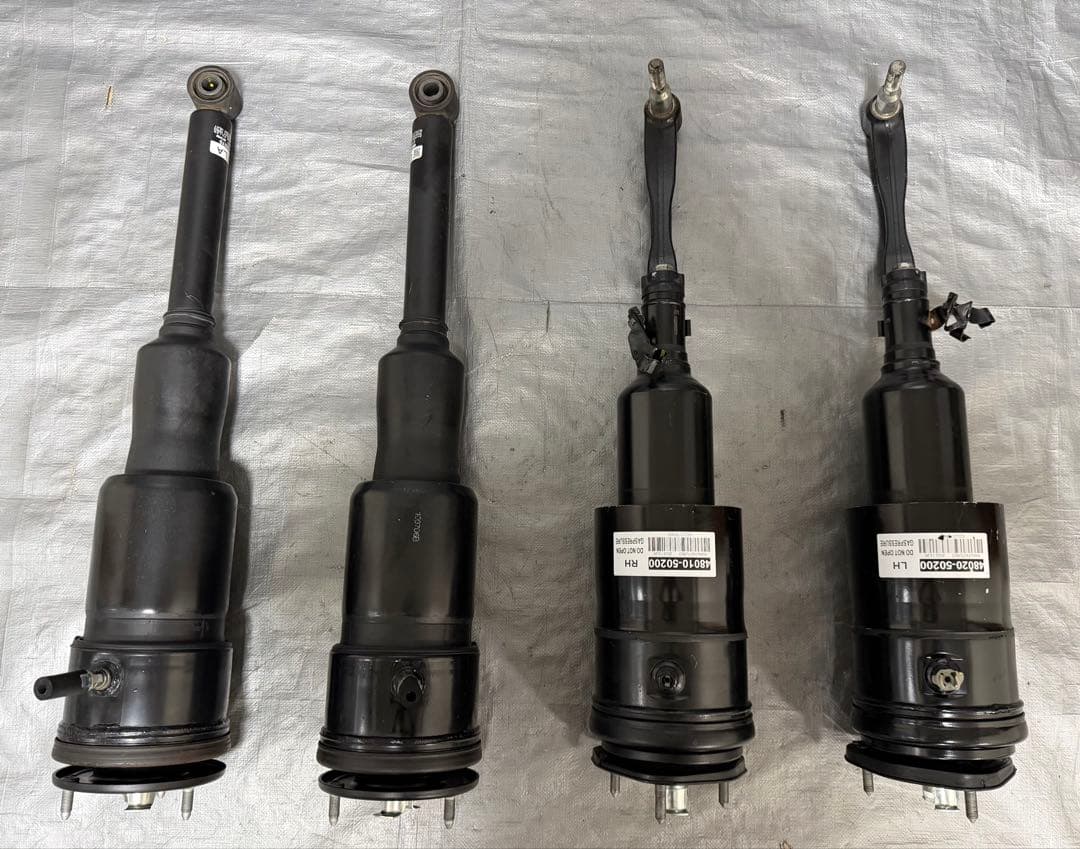 レクサス 純正 UVF46 LS600hl エアサス サスペンション セット