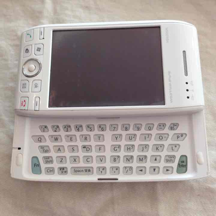 WILLCOM WS004SH ZERO3 白 ホワイト ウィルコム ゼロ 携帯