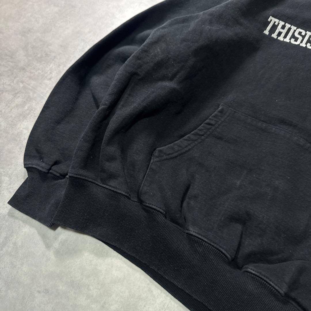 thisisneverthat ネバザ パーカー フーディ ブラック M