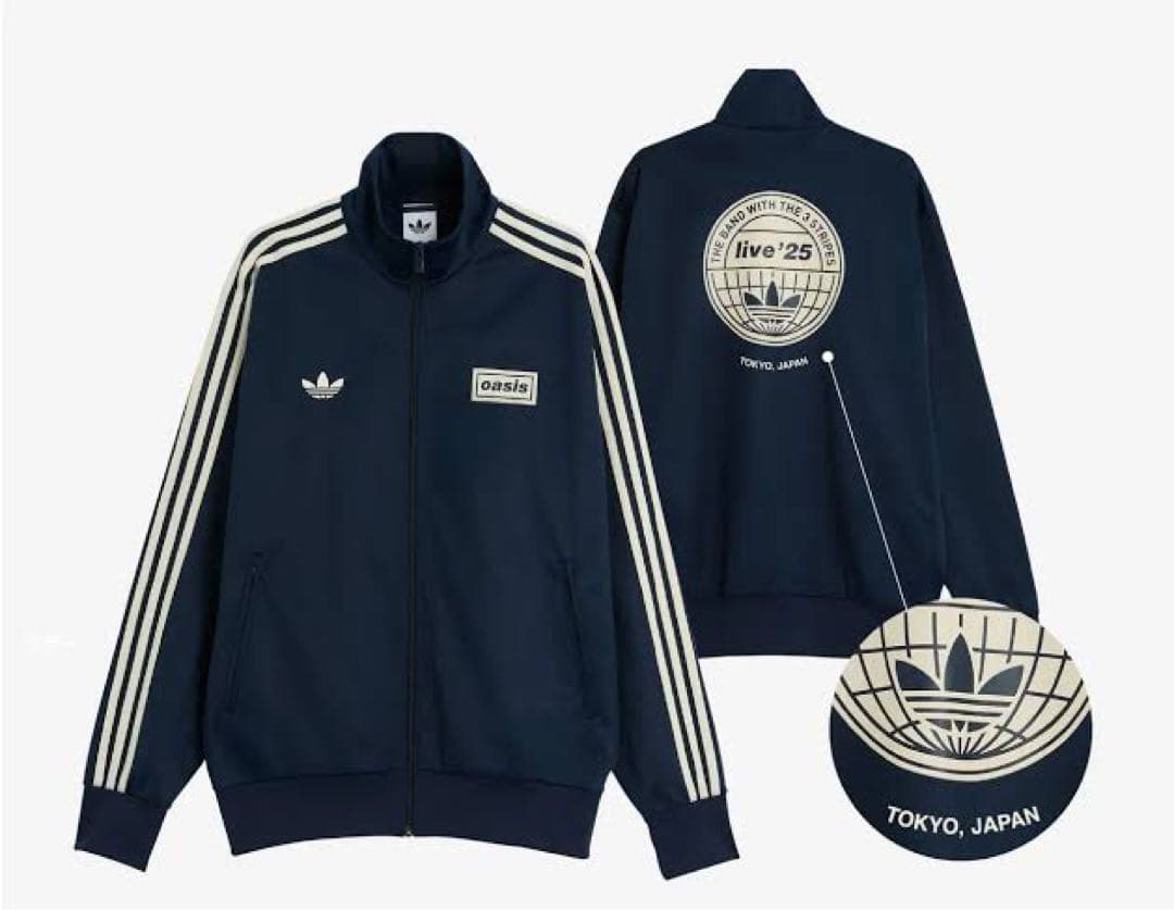 Adidas Oasis ツアーファイヤーバード トラックトップ　日本限定