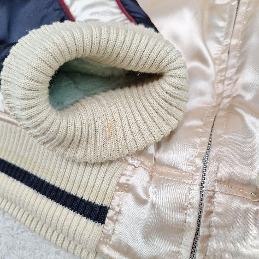 カールヘルム　スカジャン　ボアジャケット　リバーシブル　フラワー　ピストル　L