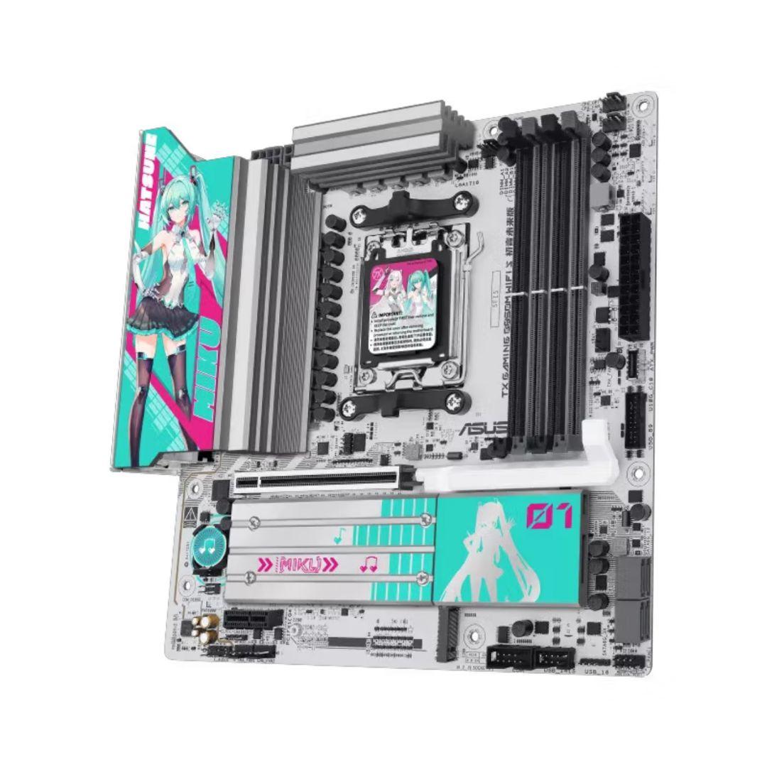 ASUS TX Gaming B850 初音ミクコラボマザーボード