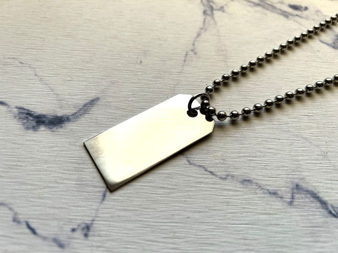 初期【Maison Margiela】MM⑥IDプレートネックレスARCHIVE