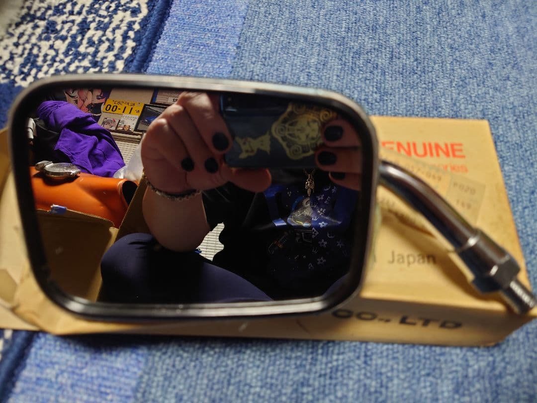 SR400 SR500 バックミラー 左右セット 未使用品