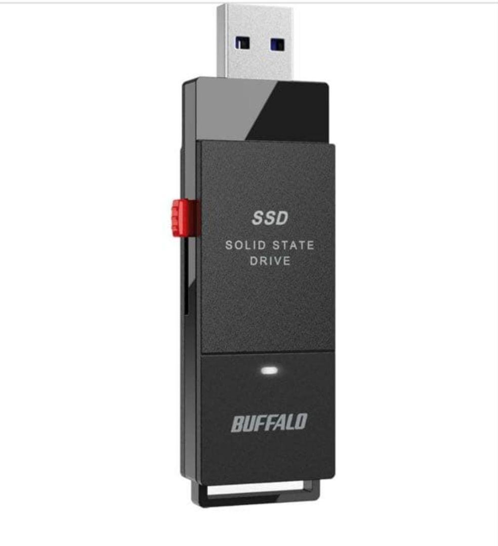 バッファロー ポータブル SSD 1.0TB SSD-PUT1.0U3-B/N