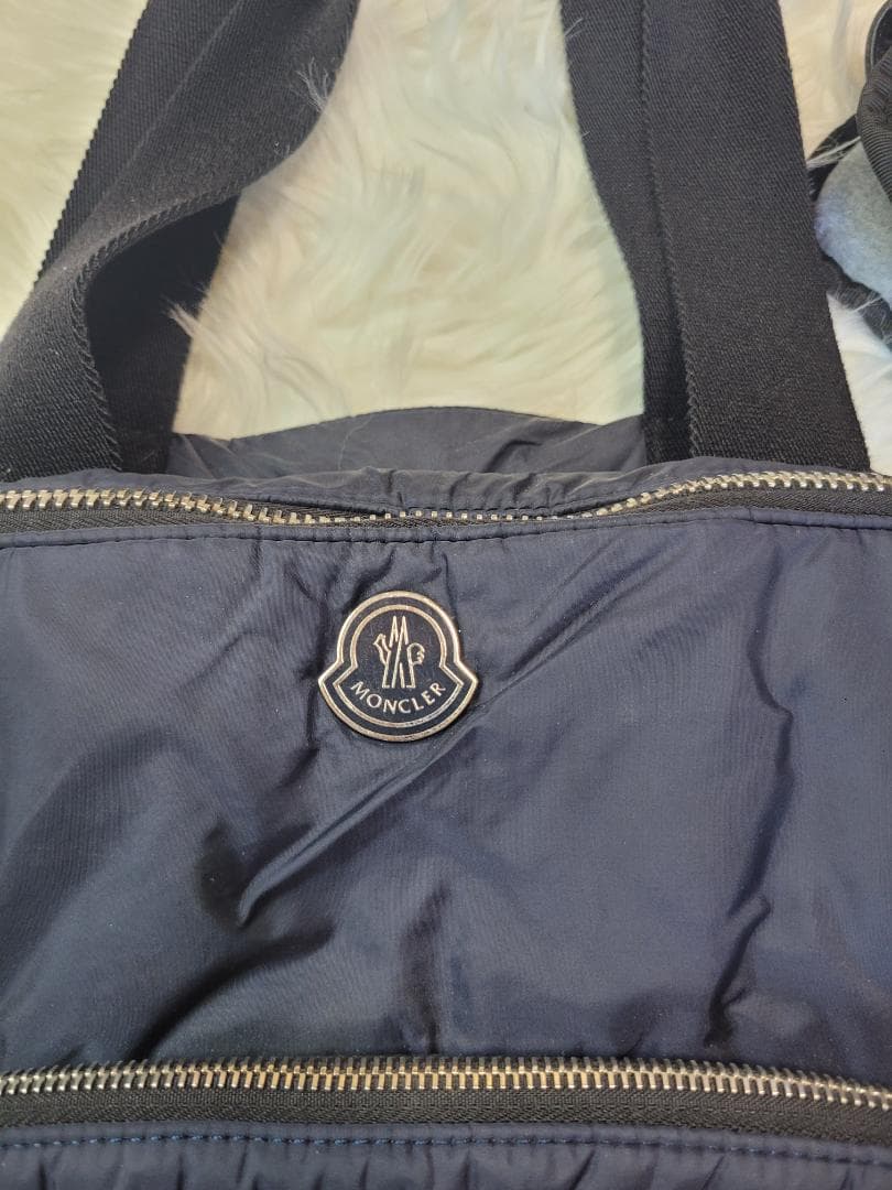 MONCLER ネイビー マザーズバッグ