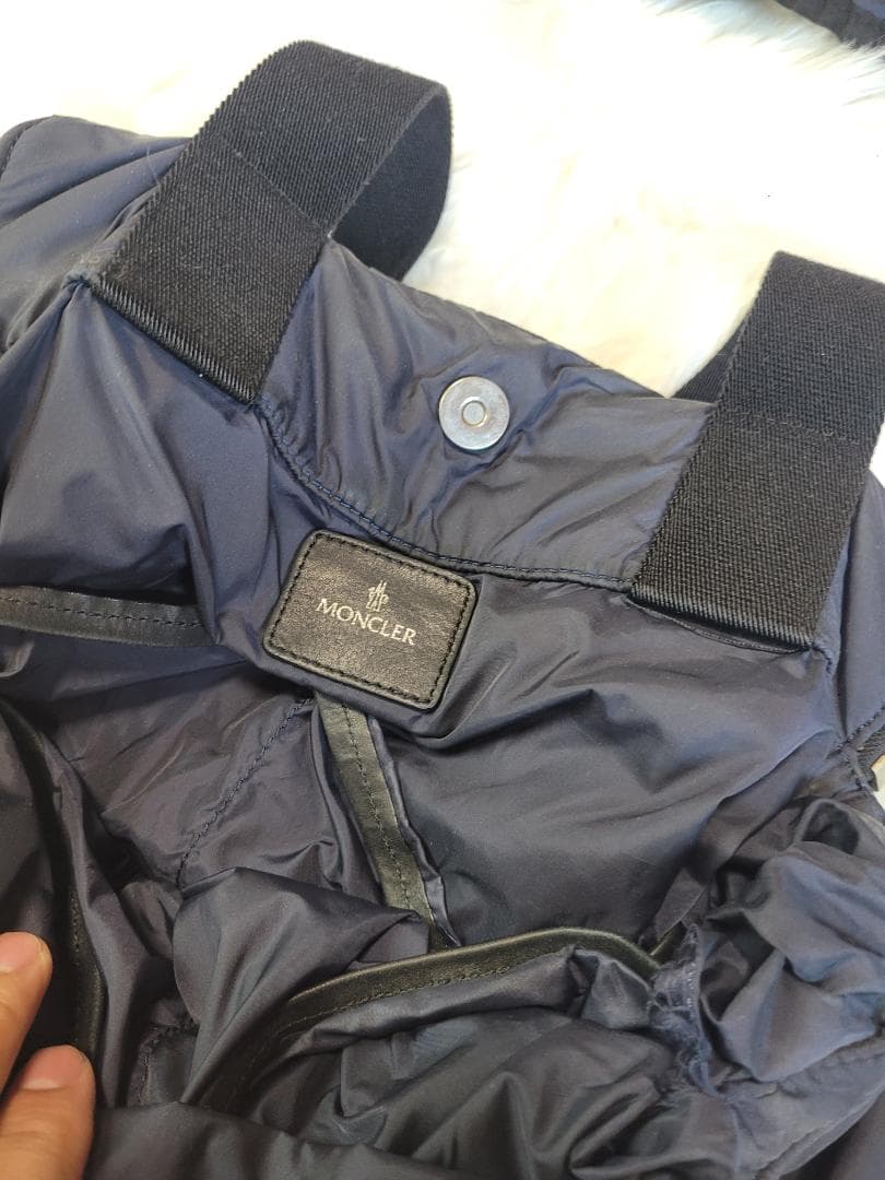 MONCLER ネイビー マザーズバッグ