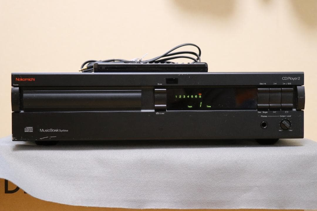 ナカミチ　リモコン+CD Player2でカセットデッキ操作可能