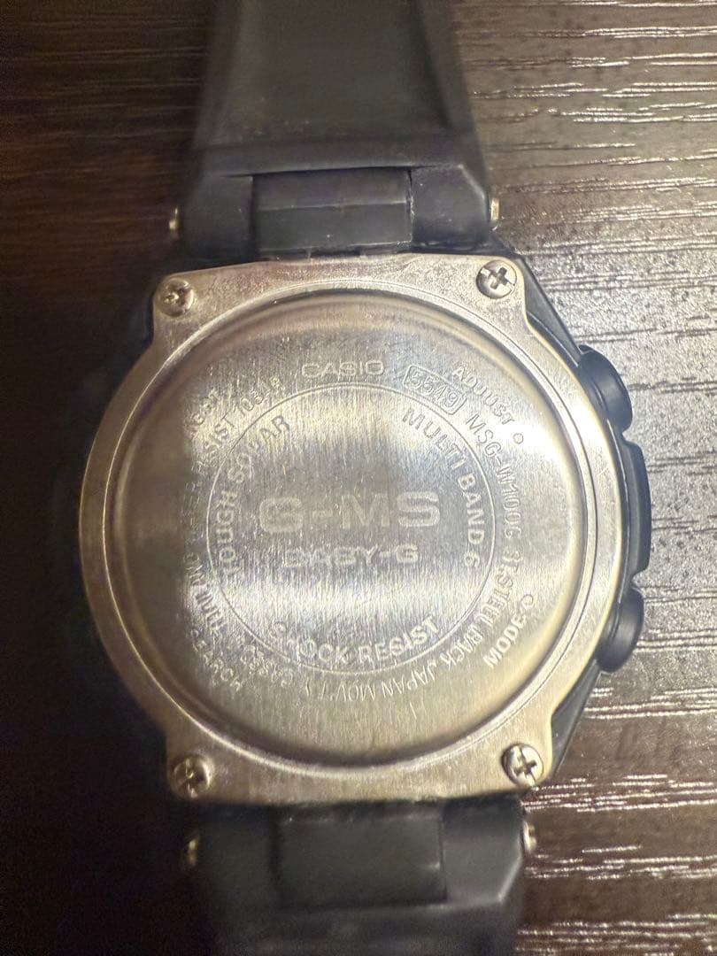 カシオ G-MS 腕時計 ブラック MSG-W100-1AJF