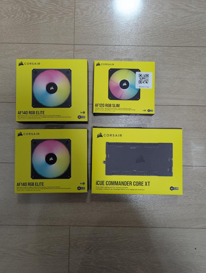 Corsair AF120 & AF140 RGB & ファンコンセット