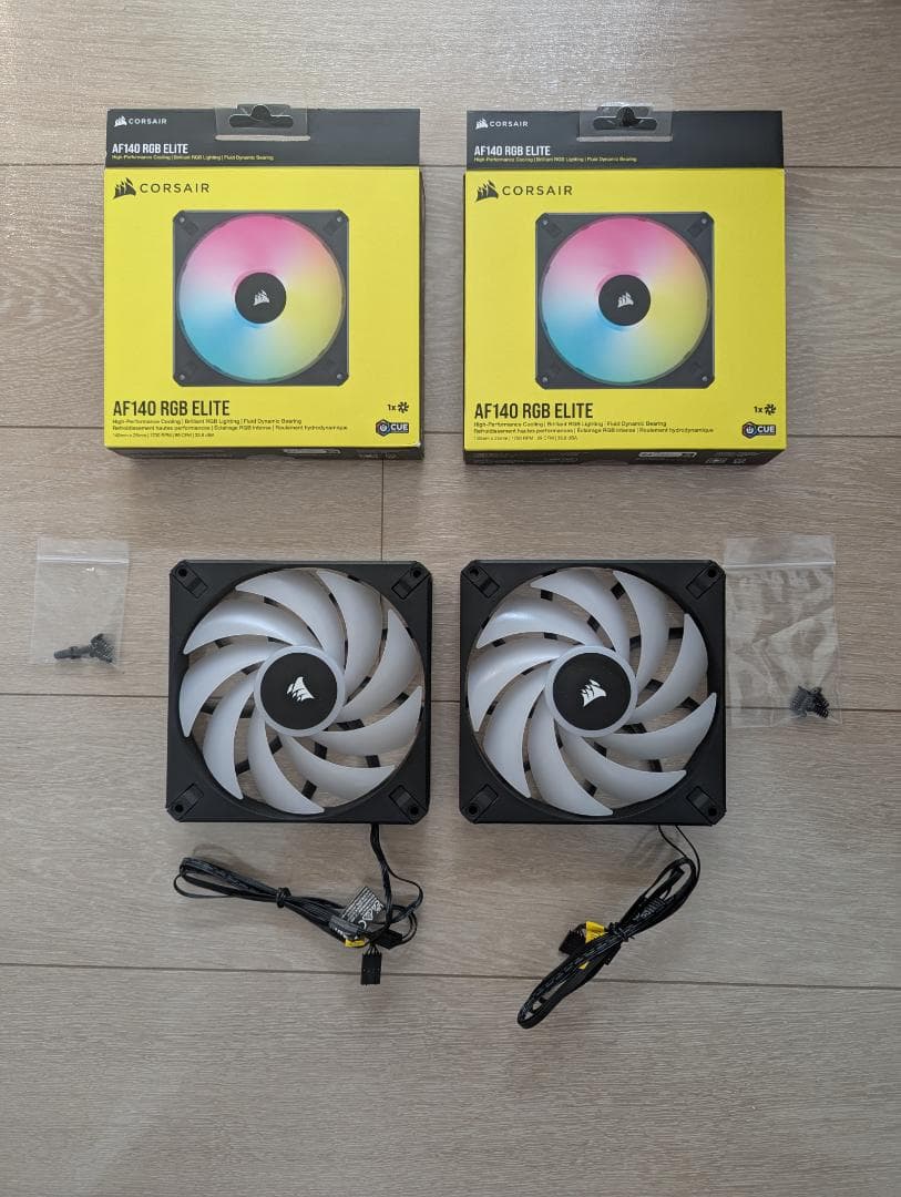 Corsair AF120 & AF140 RGB & ファンコンセット