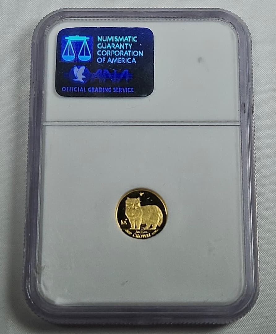 1989年マン島 1/25 キャット ペルシャ猫　NGC PF67