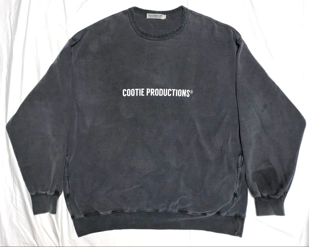 COOTIE Pigment Dyed Sweat Crew クーティー XL