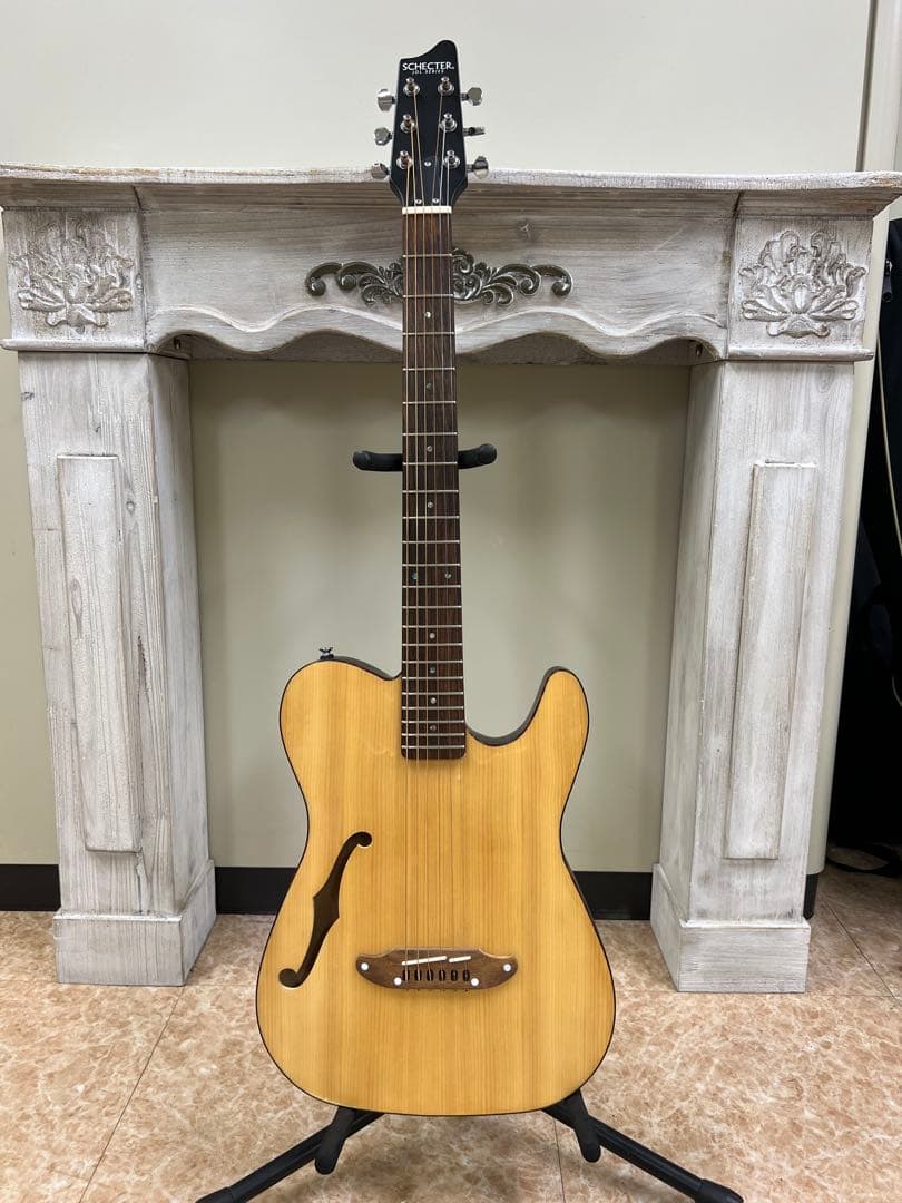 SCHECTER OL-FL-P SNTL アクティププリアンプ内蔵