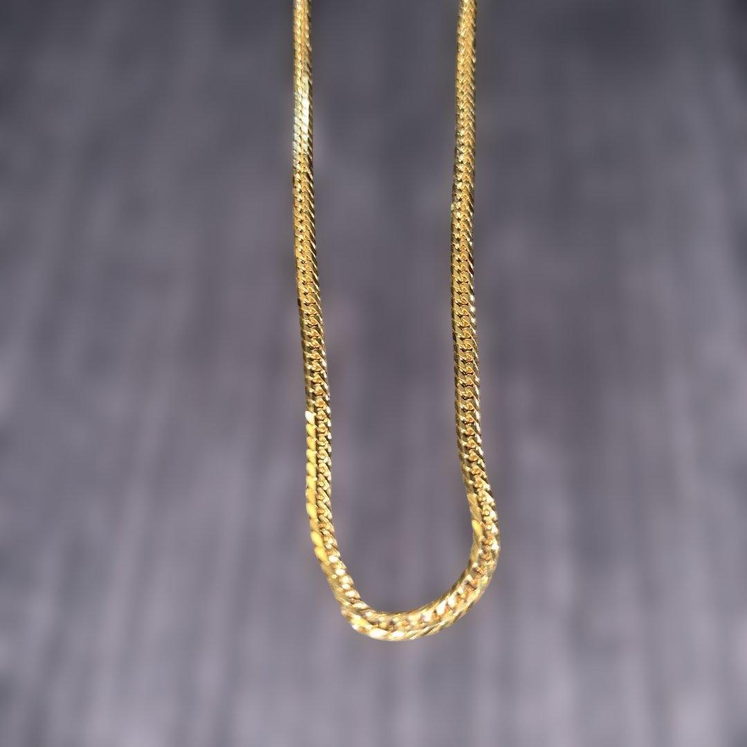 k18 喜平10g 50cm 6面ダブル　刻印、造幣局マークあり　750