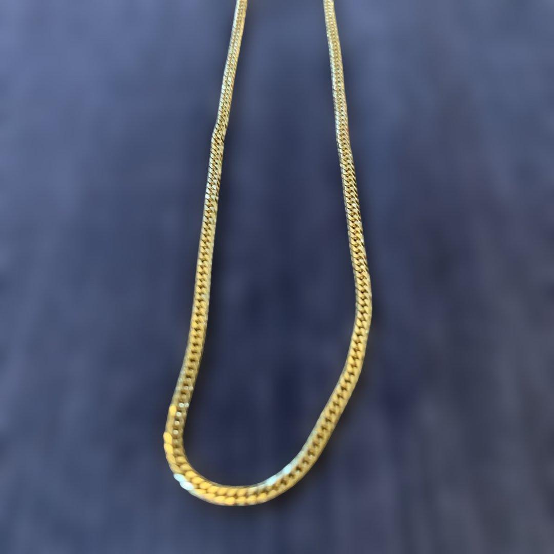 k18 喜平10g 50cm 6面ダブル　刻印、造幣局マークあり　750