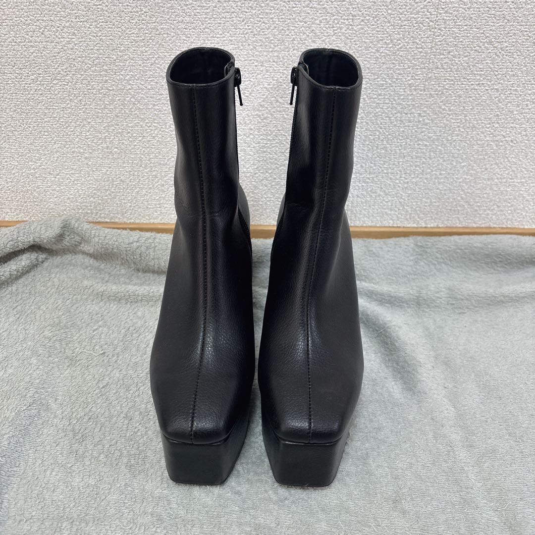 即購入OK❣️EVRIS 厚底 ショートブーツ レザー Lサイズ