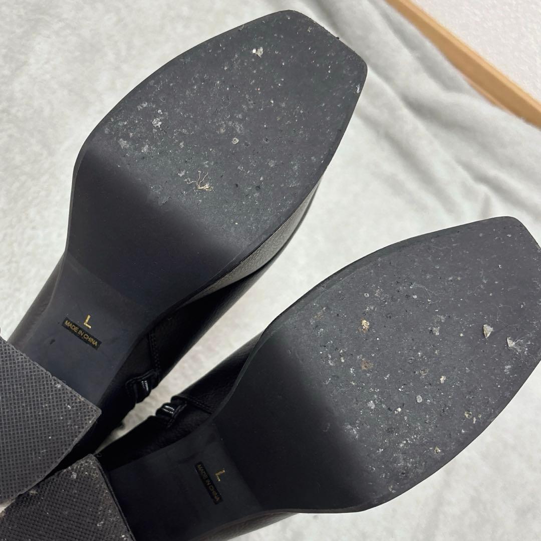 即購入OK❣️EVRIS 厚底 ショートブーツ レザー Lサイズ