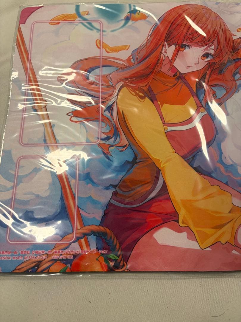 【新品未開封】ワンピースカード バンダイフェス ナミ プレイマット　ゼウス