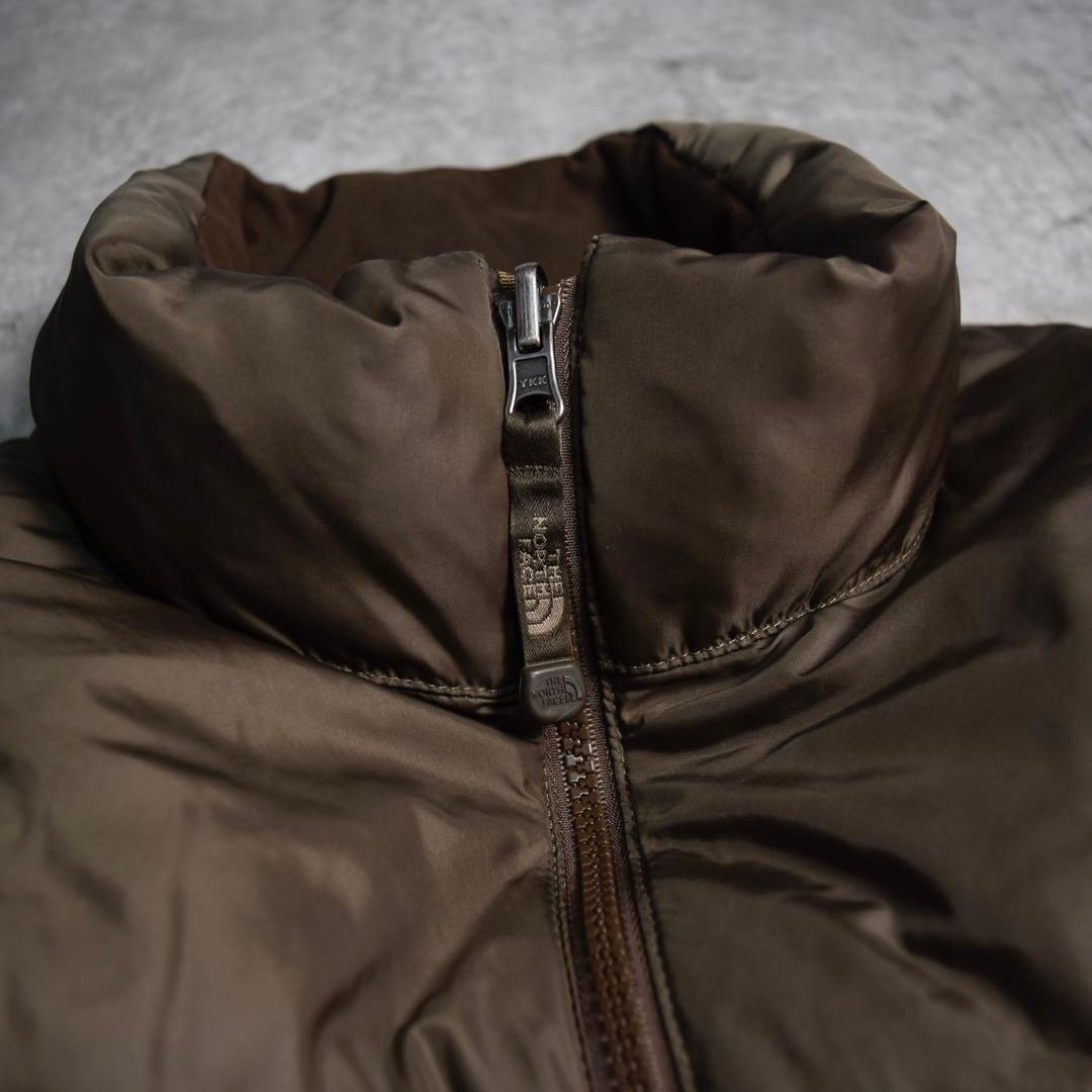 THE NORTH FACE ダウンジャケット ブラウン 肉厚 ヌプシ 550