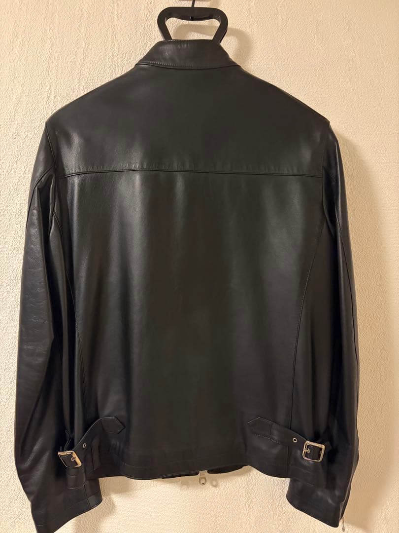 CINQUANTA / スタンドカラー シングルライダースジャケット50