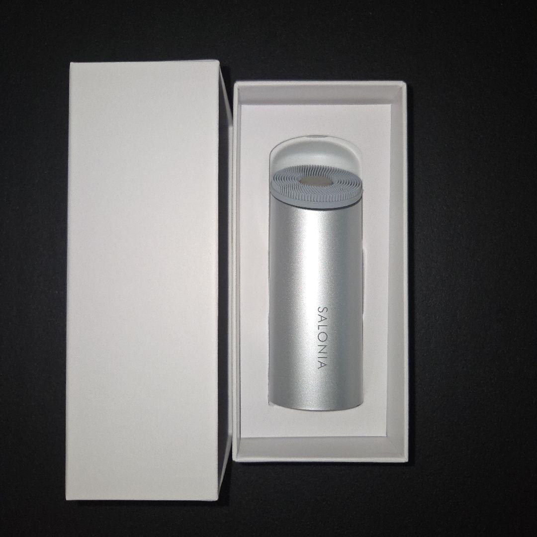 ボディ・フェイスケア SALONIA ION FACIAL BRUSH SILVER